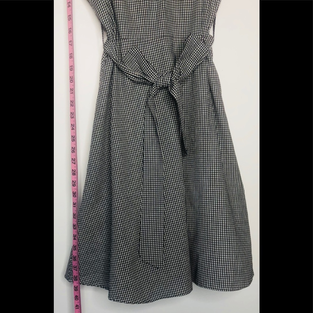 Plumeria Gingham Tulle Strap Dress Sz L Juniors - Picture 3 of 11